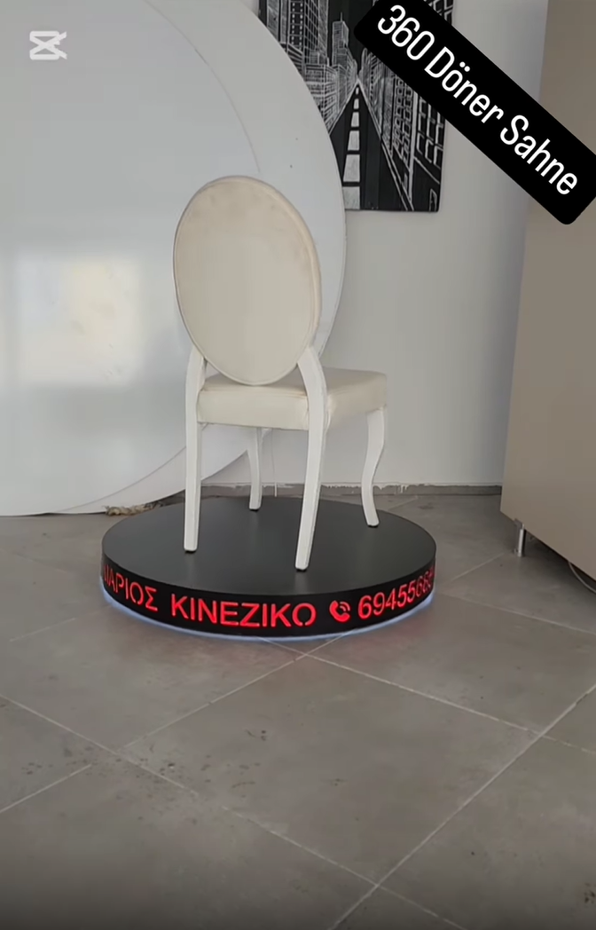 Sandalye döner platformu 13