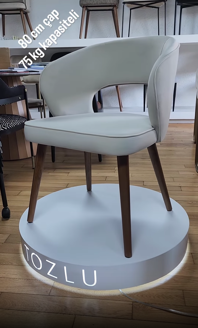Sandalye döner platformu 9